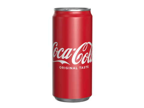 Coca Cola Drink Can Sleek 270 ml 18 Modello 3D