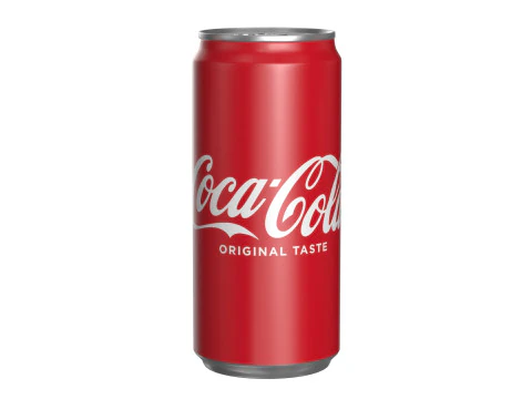 Coca Cola Bebida Lata Sleek 270 ml 18 Modelo 3D