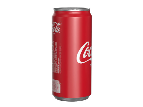 Coca Cola Drink Can Sleek 270 ml 18 Model 3D