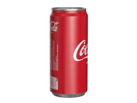 Coca Cola Drink Can Sleek 270 ml 18 3D Model