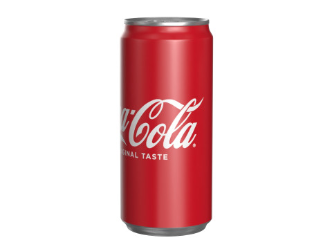 Coca Cola Drink Can Sleek 270 ml 18 Model 3D
