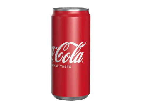 Coca Cola Drink Can Sleek 270 ml 18 3D Model