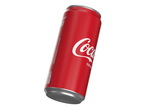 Coca Cola Drink Can Sleek 270 ml 18 Model 3D