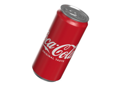 Coca Cola Drink Can Sleek 270 ml 18 Model 3D