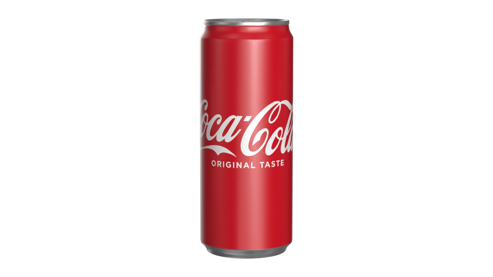 Coca Cola Drink Can Sleek 310 ml 19 3D Model .c4d .max .obj .3ds .fbx .stl .blend 