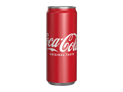Coca Cola Drink Can Sleek 310 ml 19 Modello 3D