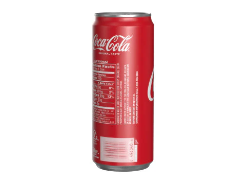 Coca Cola Drink Can Sleek 310 ml 19 3D Model