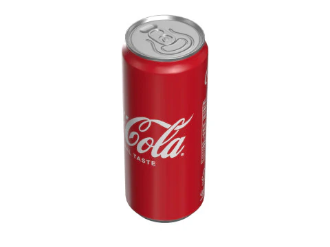 Coca Cola Drink Can Sleek 310 ml 19 3D Model