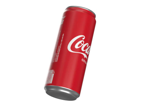 Coca Cola Drink Can Sleek 310 ml 19 3D Model