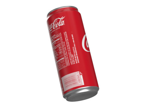 Coca Cola Drink Can Sleek 310 ml 19 Modelo 3D