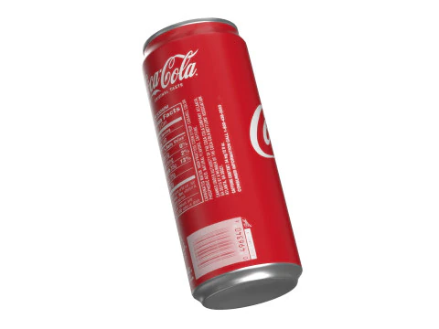 Coca Cola Drink Can Sleek 310 ml 19 3D Model