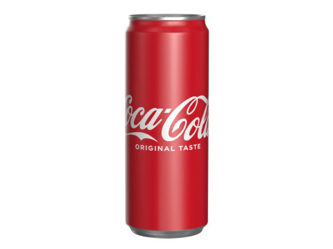 Coca Cola Drink Can Sleek 330ml 20 Modello 3D