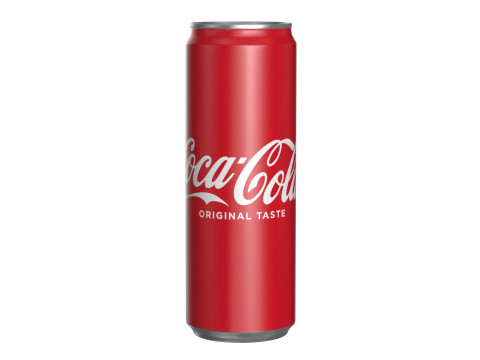 Coca Cola Drink Can Sleek 355ml 21 Modello 3D