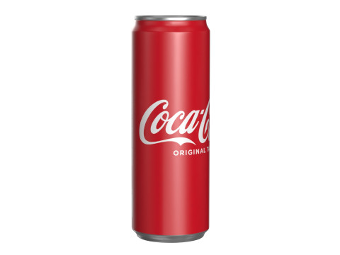 Coca Cola Drink Can Sleek 355ml 21 3Dモデル