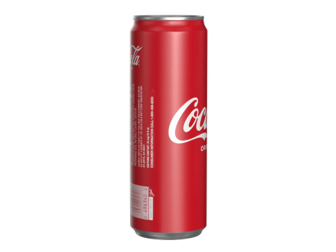 Coca Cola Drink Can Sleek 355ml 21 3Dモデル