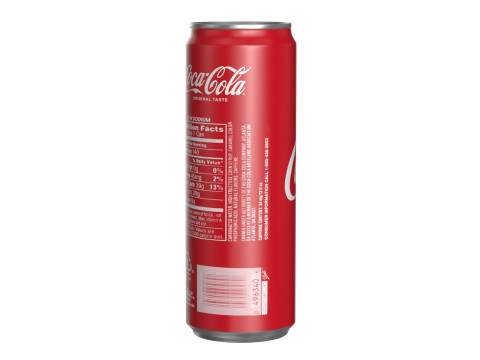 Coca Cola Drink Can Sleek 355ml 21 3Dモデル