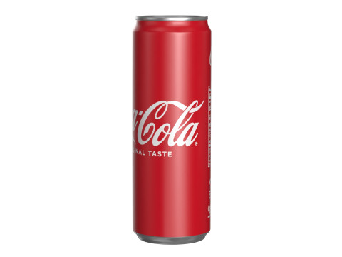Coca Cola Drink Can Sleek 355ml 21 3Dモデル