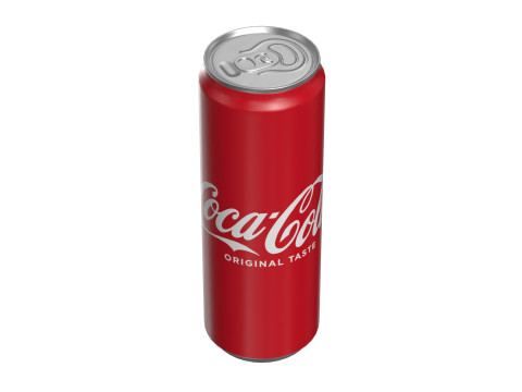 Coca Cola Drink Can Sleek 355ml 21 3Dモデル