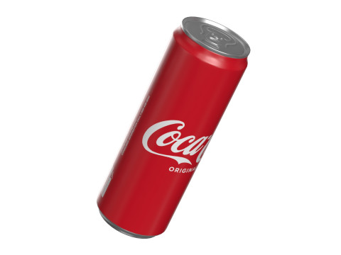 Coca Cola Drink Can Sleek 355ml 21 3Dモデル