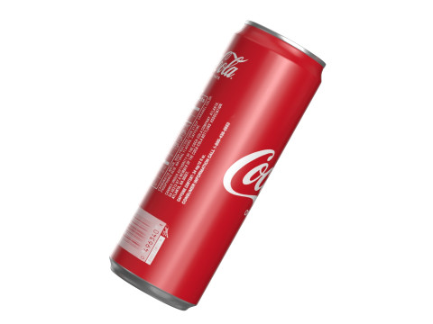 Coca Cola Drink Can Sleek 355ml 21 3Dモデル
