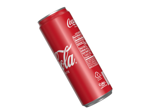 Coca Cola Drink Can Sleek 355ml 21 3Dモデル
