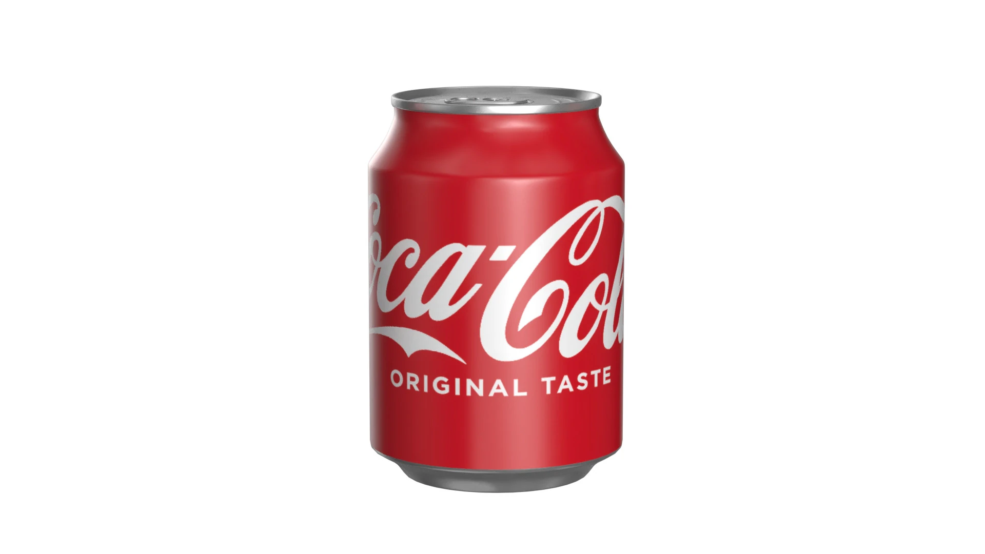 Coca Cola Drink Can 250ml 22 3D Model .c4d .max .obj .3ds .fbx .stl .blend