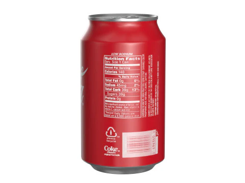 Coca Cola Drink Can 330ml 23 3D Model