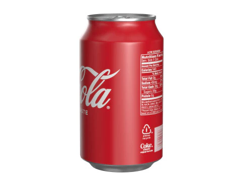 Coca Cola Drink Can 330ml 23 3D Model
