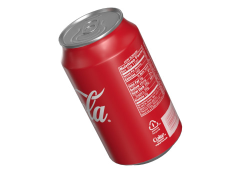 Coca Cola Drink Can 330ml 23 3D-Modell