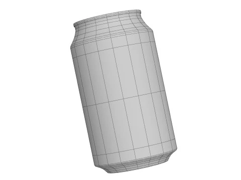 Coca Cola Drink Can 330ml 23 3D Model