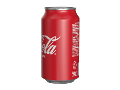 Coca Cola Drink Can 355ml 24 3D Model