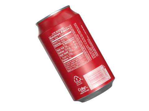 Coca Cola Drink Can 355ml 24 Model 3D