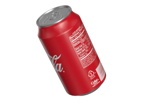 Coca Cola Drink Can 355ml 24 3D Model