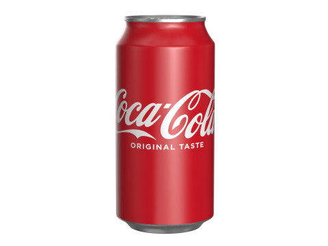 Coca Cola Drink Can 375ml 25 3D Model