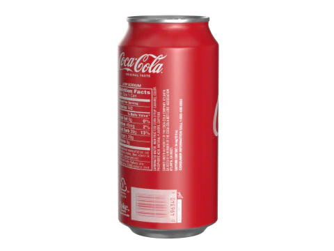 Coca Cola Drink Can 375ml 25 3D Model