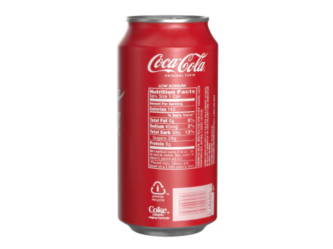 Coca Cola Drink Can 375ml 25 3D Model