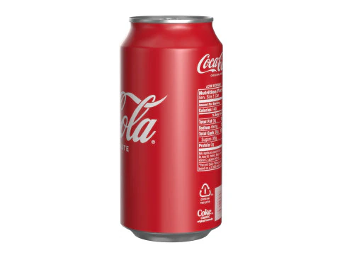 Coca Cola Drink Can 375ml 25 3D Model