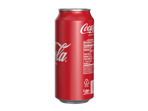 Coca Cola Drink Can 473ml 26 3D 模型