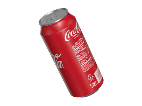 Coca Cola Drink Can 473ml 26 3D 模型