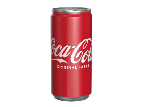 Coca Cola Drink Can Slim 190ml 28 3D Модель