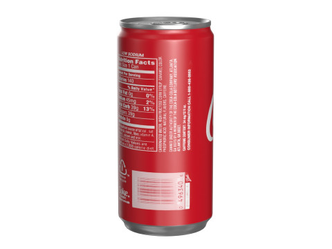 Coca Cola Drink Can Slim 190ml 28 Modelo 3D