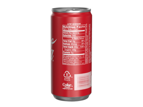 Coca Cola Drink Can Slim 190ml 28 Modelo 3D