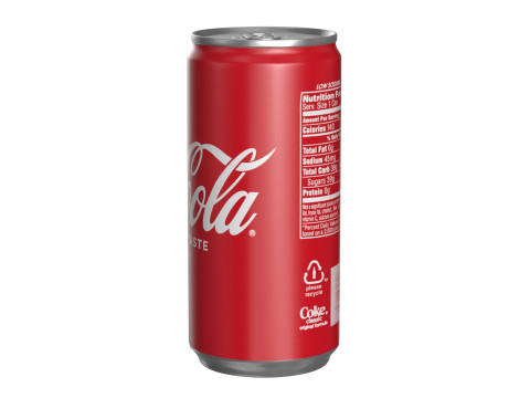Coca Cola Drink Can Slim 190ml 28 Modelo 3D