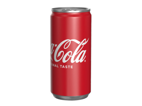 Coca Cola Drink Can Slim 190ml 28 Modelo 3D