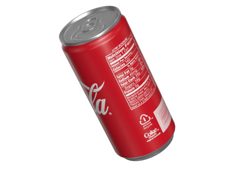 Coca Cola Drink Can Slim 190ml 28 Modelo 3D