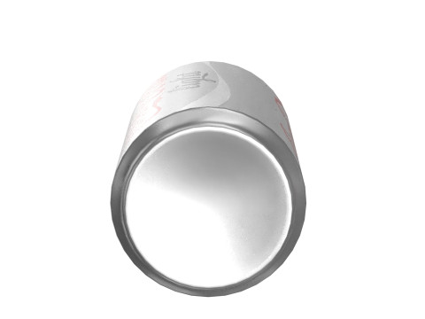 Coca Cola Light Drink Can Sleek 200ml 03 3D Model