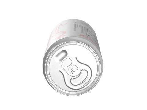 Coca Cola Light Drink Can Sleek 310ml 06 3D Model