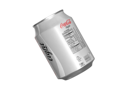 Coca Cola Light Drink Can 250ml 09 3D Model