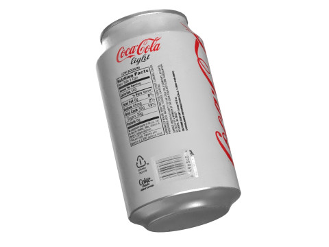 Coca Cola Light Drink Can 330ml 10 3D-Modell
