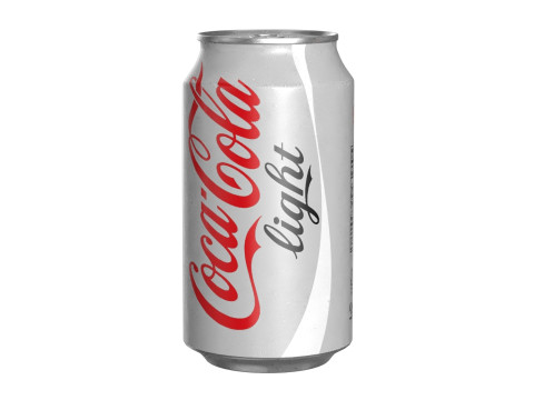 Coca Cola Light Drink Can 355ml 11 3D Model